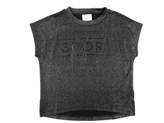 Sofie Schnoor Girls Sports t-shirt black glitter